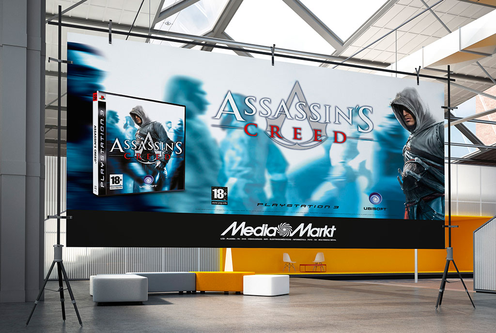 Campaña de Assassin's Creed para Ubisoft realizada por Grupo Ingenia