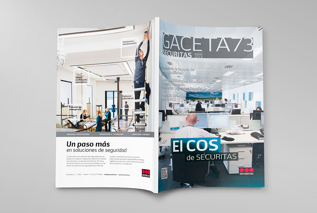 Gaceta corporativa de Securitas realizada por Grupo Ingenia